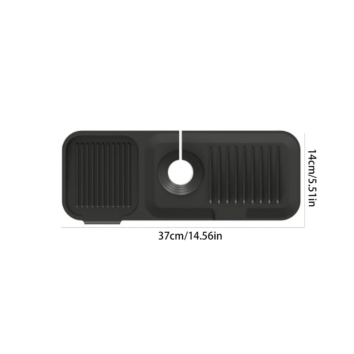 Moderner Spritzschutz aus Silikon für die Spüle – Halten Sie Ihre Arbeitsplatten trocken und makellos