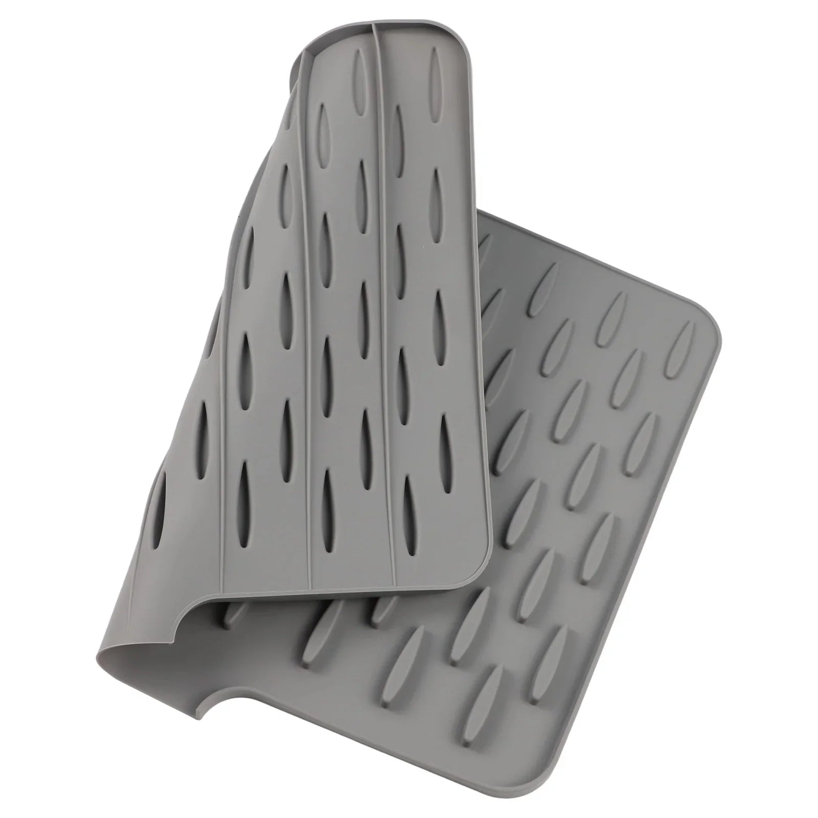 Moderne Abtropfmatte aus Silikon – Rutschfest & Hitzebeständig